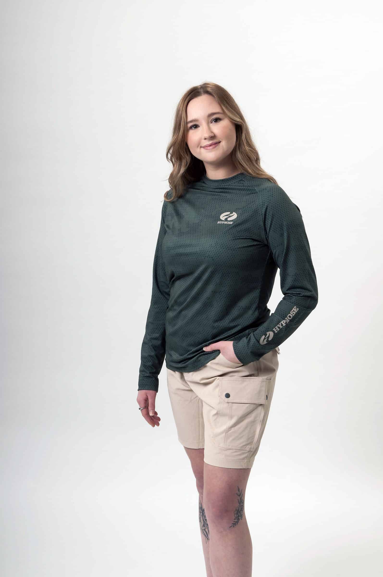 Hypnose Lure Women's Khaki Sweater with UPF 50 protection