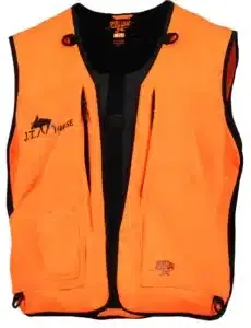 Sportchief Orange hunting bib with integrated backpack J.T.Moose Collection Jason Tremblay Morneau