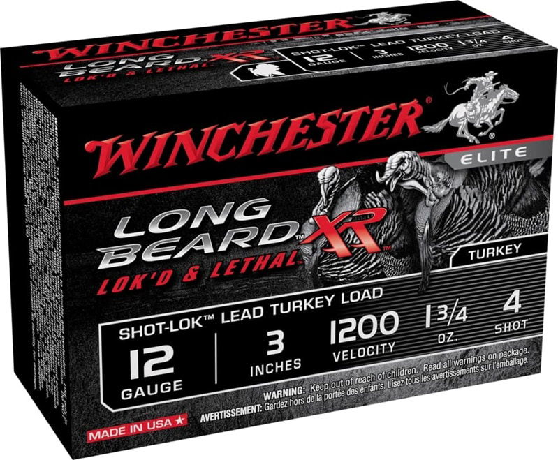 Winchester long beard xr 12ga 3 1/2 1200fps 2 oz  4 shot