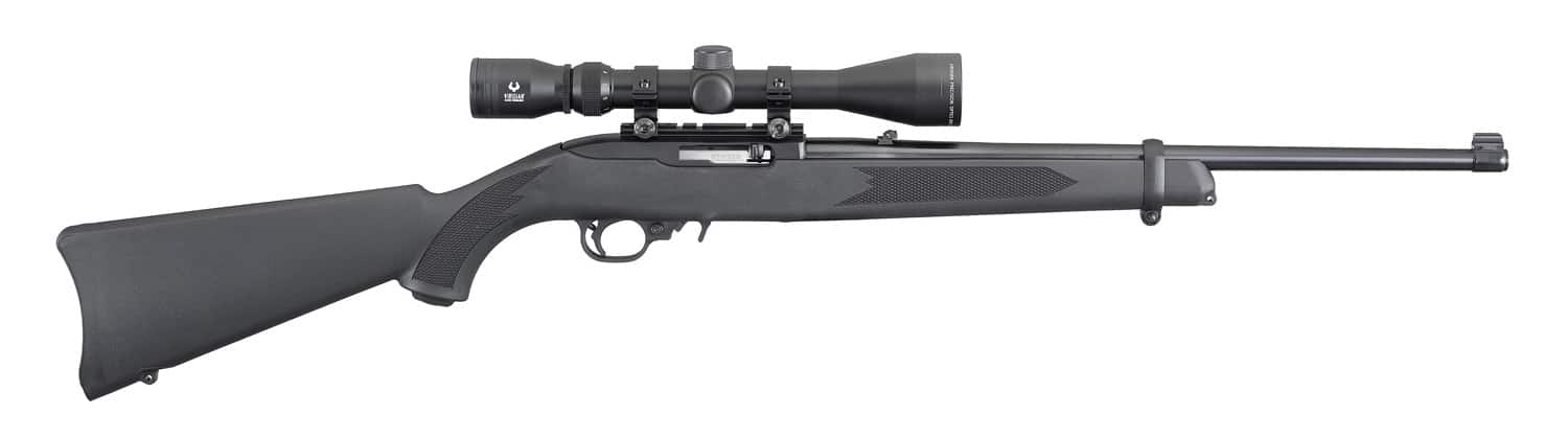 Ruger 10/22 22 LR, 18.5″ Bbl Satin Black Viridian 3-9×40 Scope, Ruger Branded