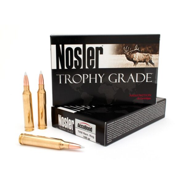 Nosler trophy grade 7mm Rem Mag 160gr Accubond SP