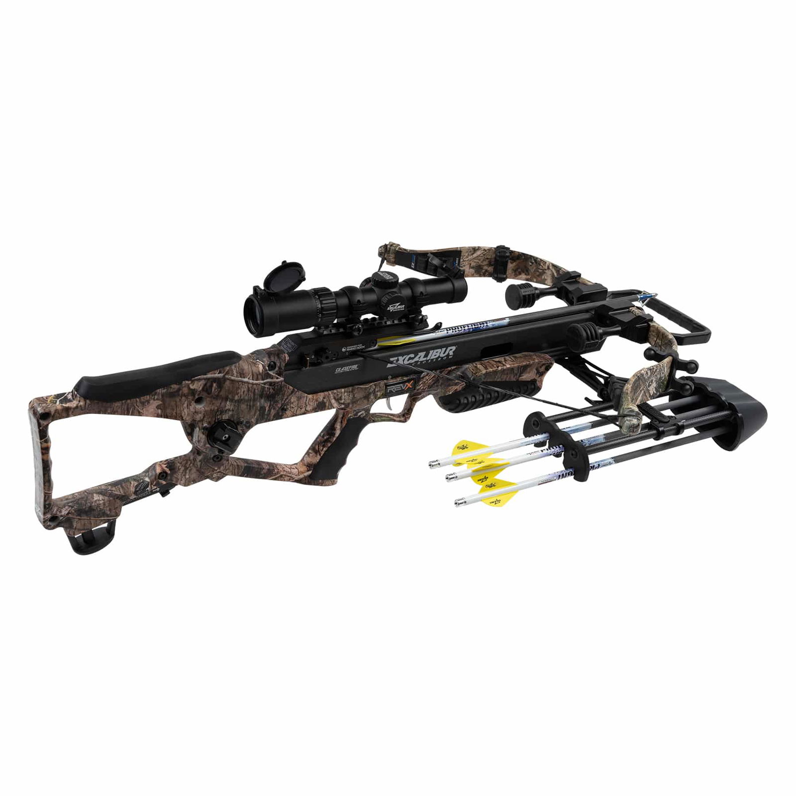 EXCALIBUR REVX – MOSSY OAK DNA W/ OVERWATCH SCOPE, 400 FPS