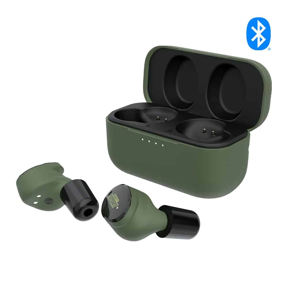 ISOTUNES SPORT CALIBER BT TACTICAL EARBUDS WITH TRUE WIRELESS BLUETOOTH, 25 NRR