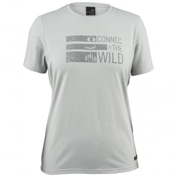 CONNEC T-SHIRT TRAIL-T WOMEN GREY/BLACK