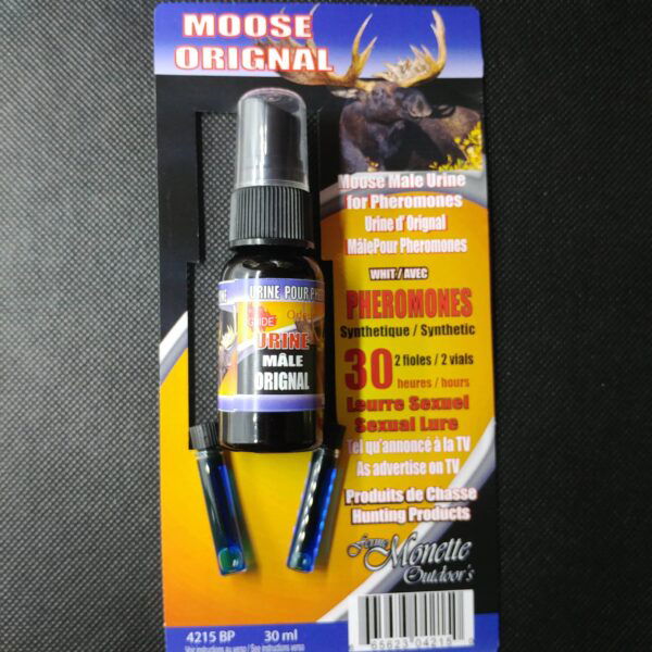 Monette Kit 2 Vials Pheromone Male Moose + 30ml Scent Urine