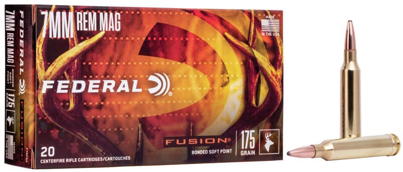 FEDERAL FUSION 7MM REM MAG 175GR BONDED SOFT POINT