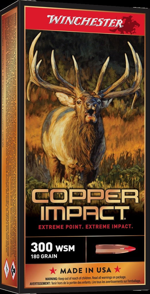 WINCHESTER 300 WSM 180GR COPPER IMPACT