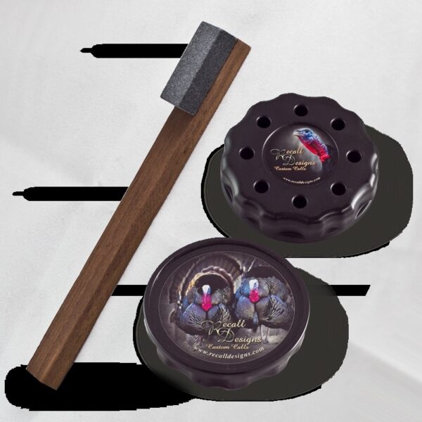 Recall Designs Turkey Friction Call - Camo Aluminium
