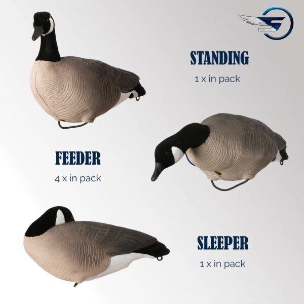 Skyfall Decoys - Bernache du Canada - 6/bte - Modèle V2.0 Amélioré