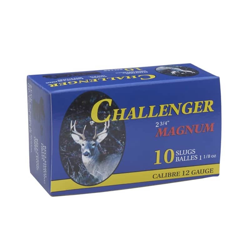 Challenger Magnum 12 ga Slugs 2 3/4 1 1/8 Oz