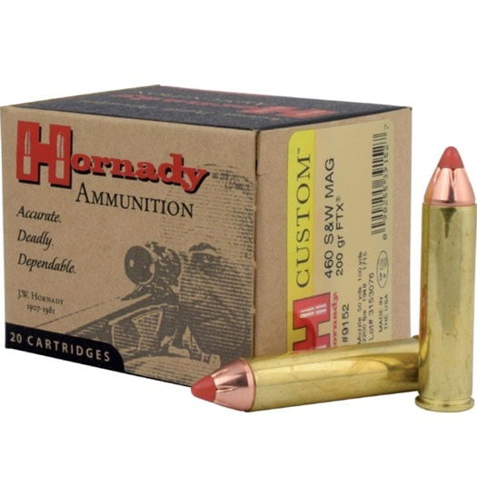 Hornady Custom 460 S&W Mag 200gr FTX