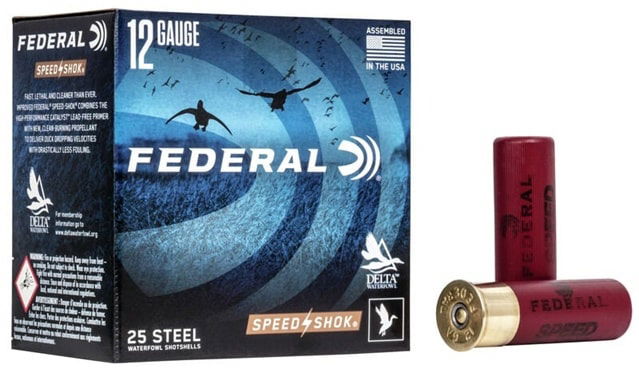 Federal Speed Shok 12ga 3in 1550 Fps 1 1/8 Oz 2 Shot Steel