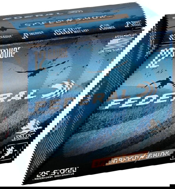 Federal Speed Shok 12ga 3in 1550 Fps 1 1/8 Oz 2 Shot Steel