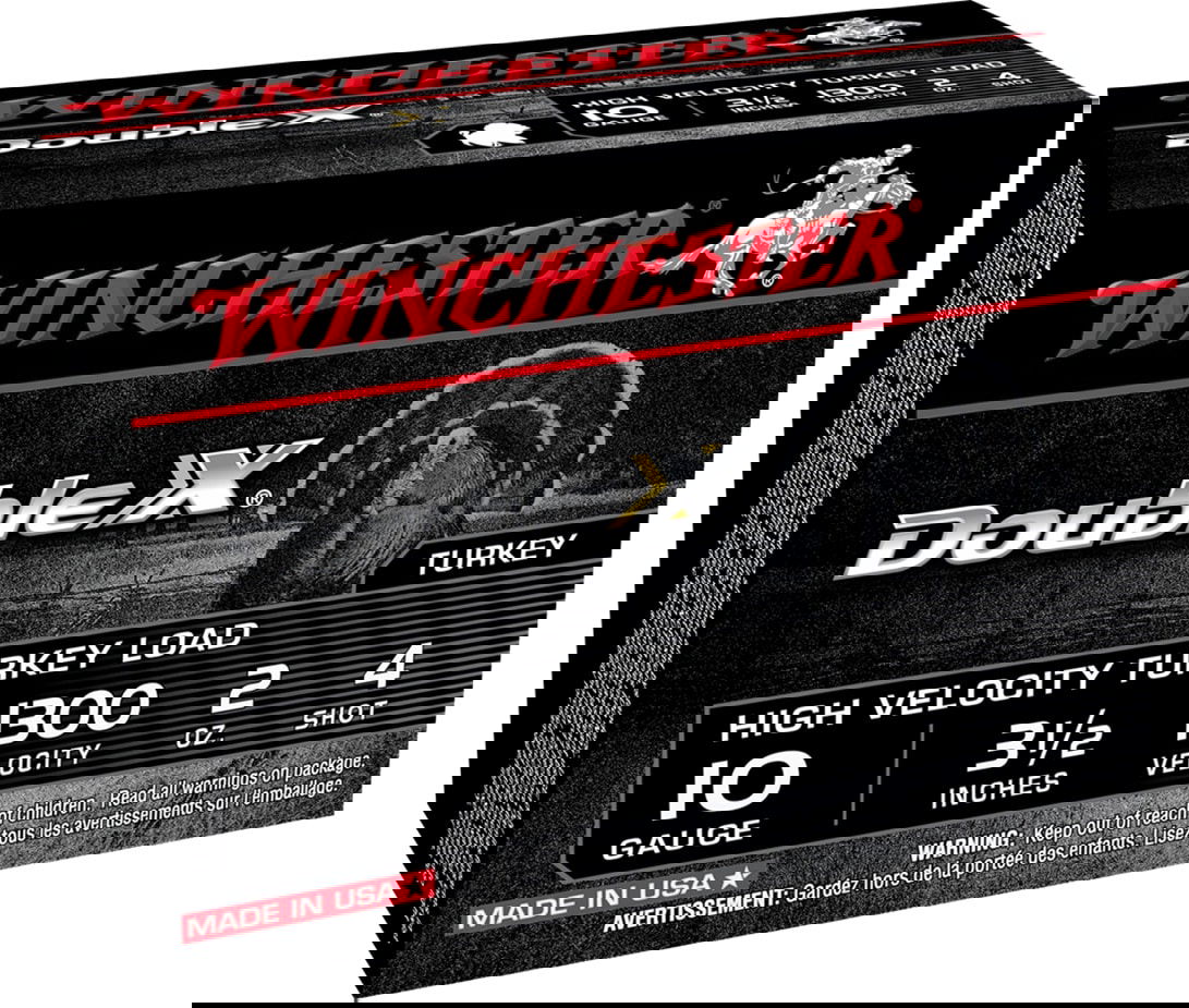 Winchester Double X High Velocity Turkey Load 10ga 3 1/2 in 1300 Fps 2 oz 4 Shot