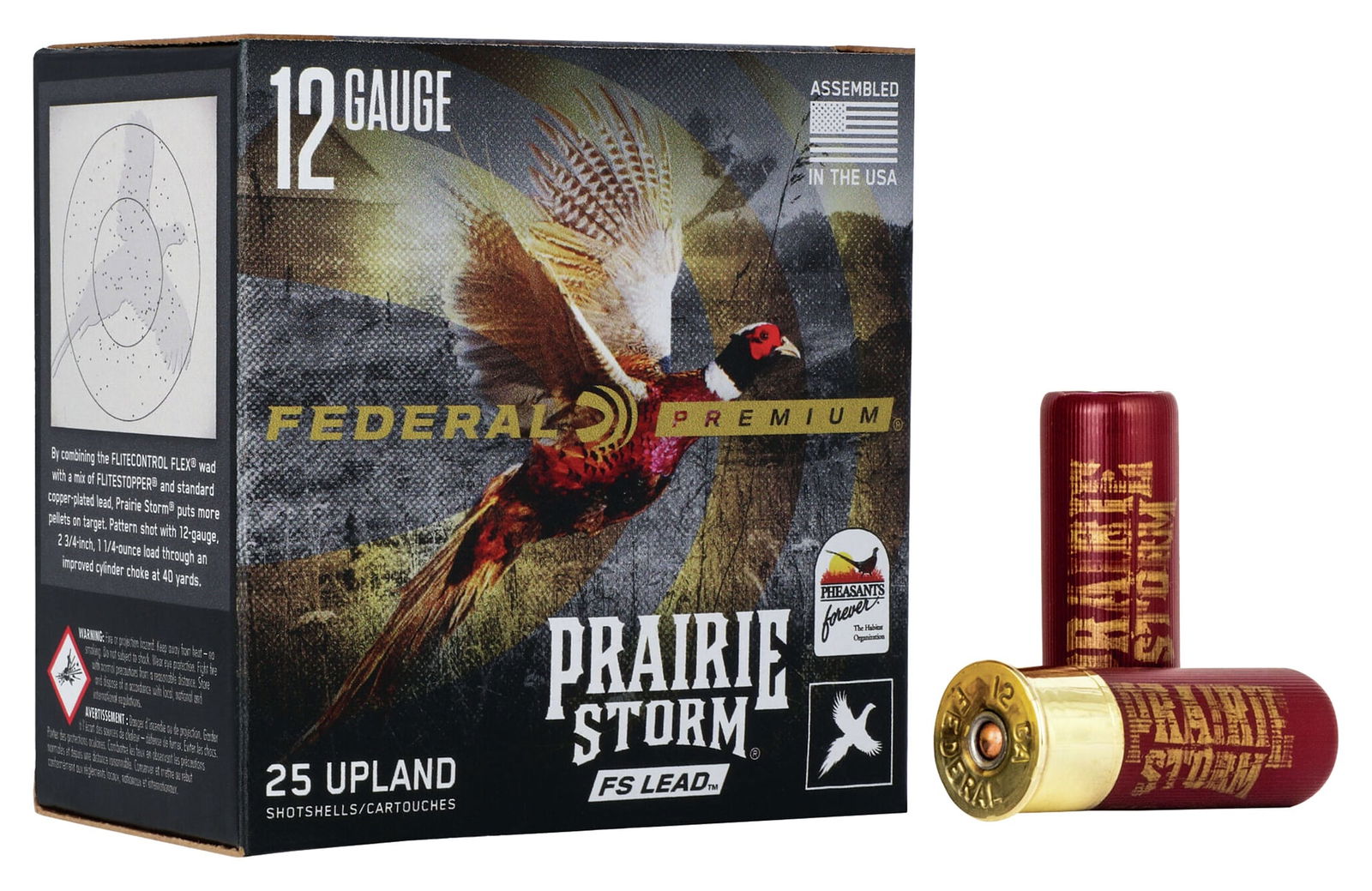 Federal Premium Prairie Storm Lead 12ga 3in 1350 Fps 1 5/8 Oz 5 Shot