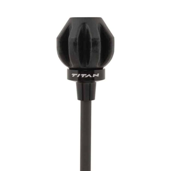 Titan Crossbow Bolt De-Cocking Head, Standard Arrow Threads, Black