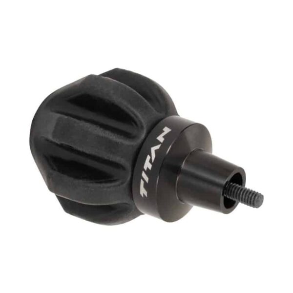 Titan Crossbow Bolt De-Cocking Head, Standard Arrow Threads, Black