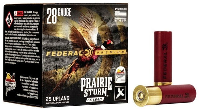 Federal Premium Prairie Storm Lead 28ga 2 3/4 in 1300 Fps 1 3/16oz 6 Shot