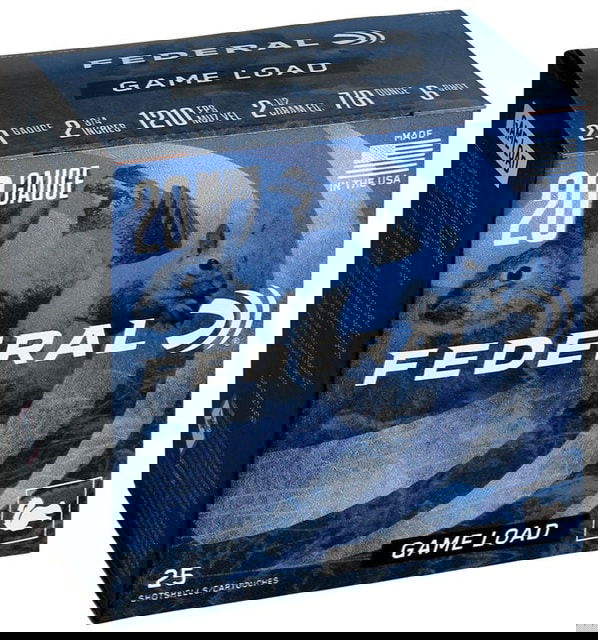 Federal Game Load 20ga 2 3/4in 1210 Fps 7/8oz 6 Shot