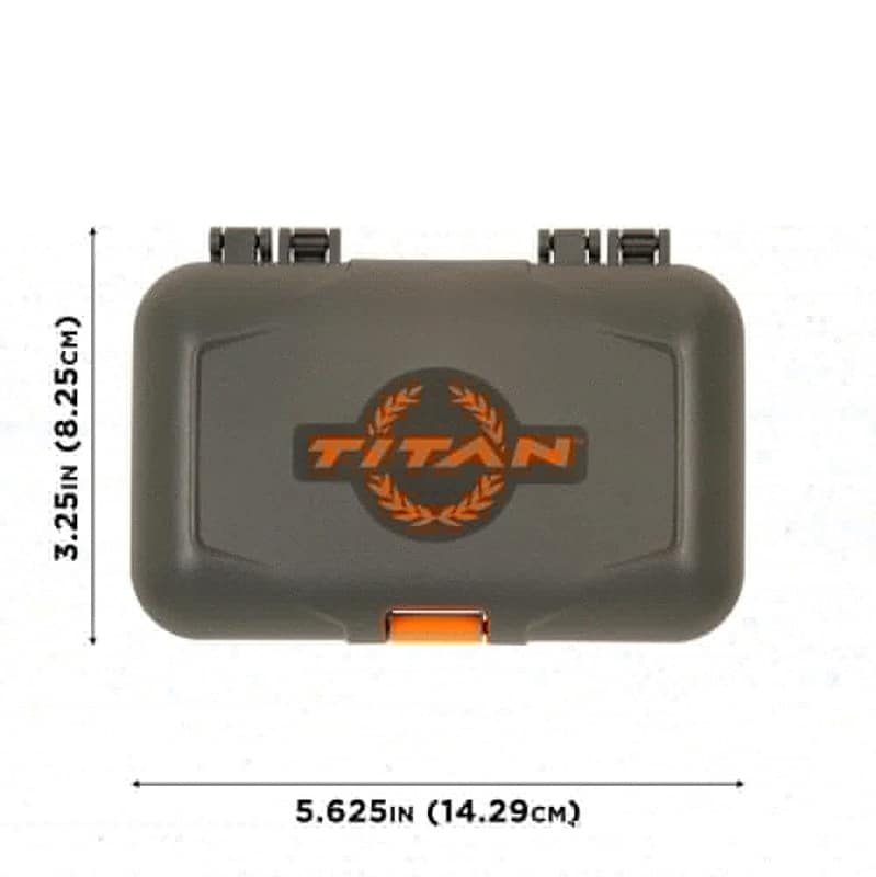 Allen Company Titan Broadhead Box & Caddy - Holds 6 Broadheads with Closed Width Up to 1-3/8" - Outdoor Storage for Bow, Compoun
