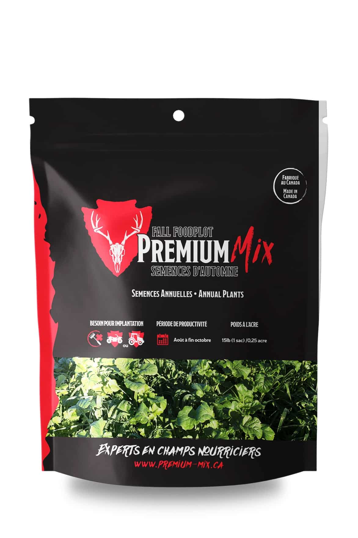 PREMIUM MIX FALL FOODPLOT AUGUST TO OCTOBER 15 POUNDS