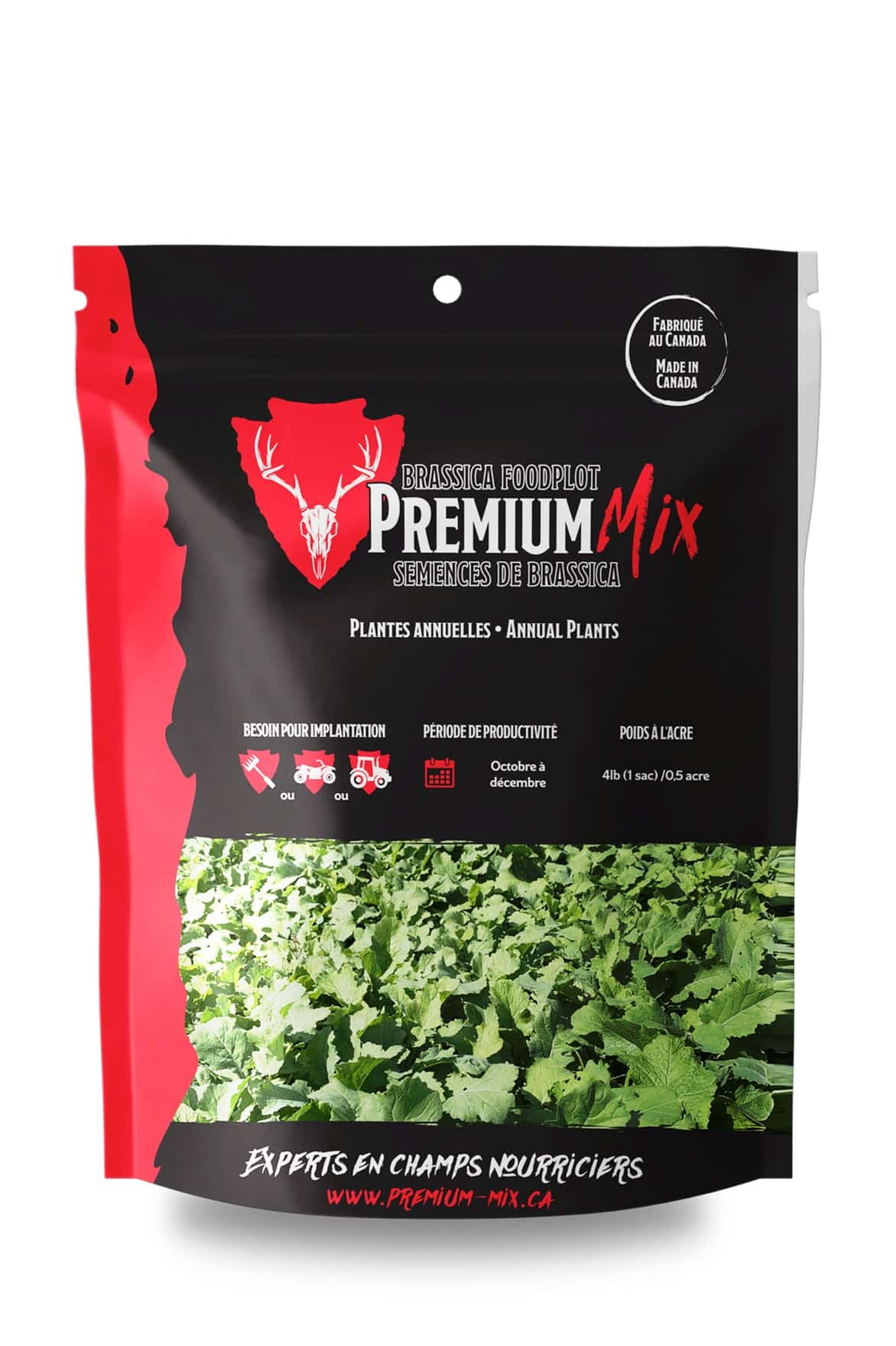 PREMIUM MIX BRASSICA FOODPLOT OCTOBRE TO DECEMBER 4 POUNDS