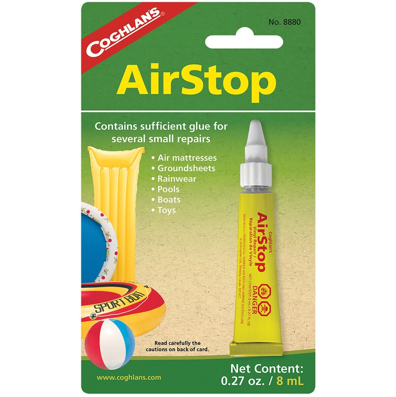 Airstop glue