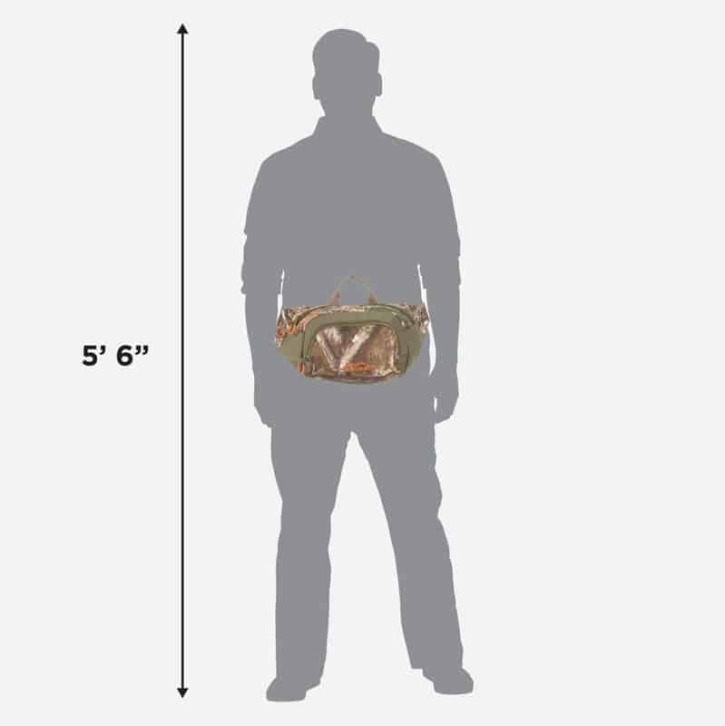 Allen Company Terrain Gulch Waist Hunting Pack, 300 Cu. In. Capacity, Olive & Realtree Edge