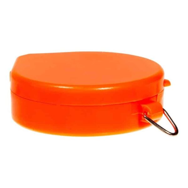 Allen Company Pocket Compass with Lid, Luminous Dial, Orange