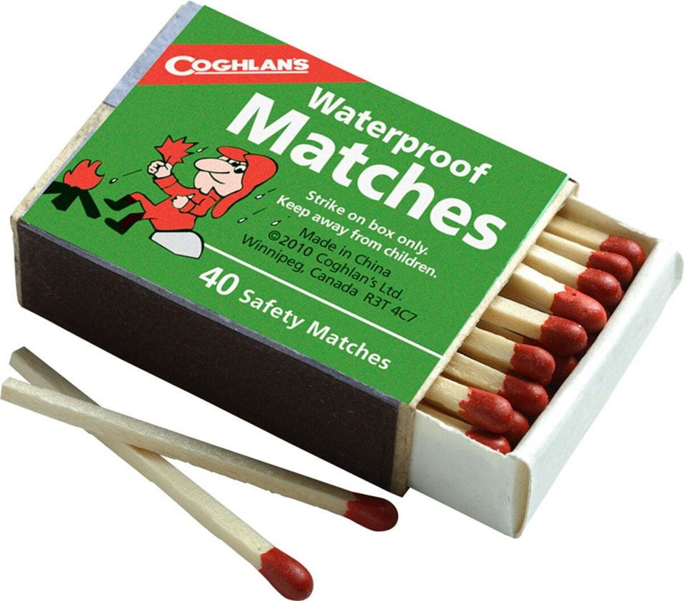COGHLAN'S Waterproof Matches, 10 box pack
