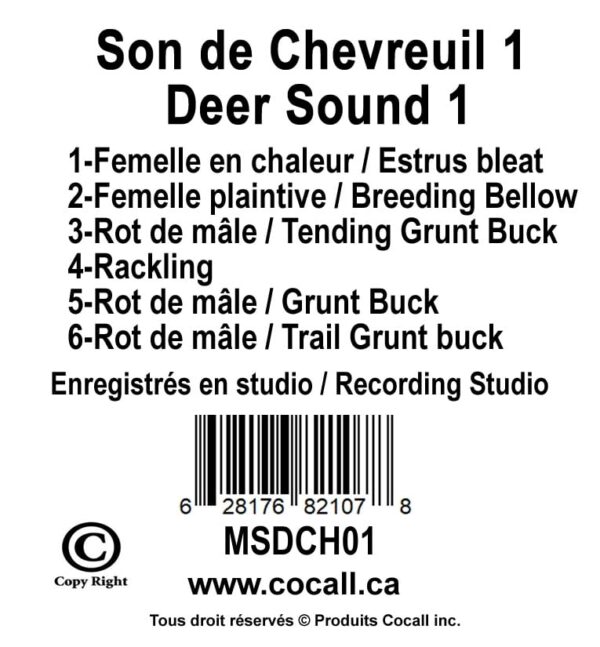 COCALL Deer sound 1