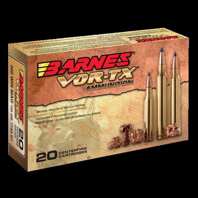 Barnes vor-tx 300 wsm 165gr tipped tsx bt