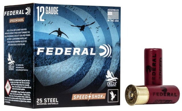 Federal ammunition steel 12ga 2 3/4 70mm 1 1/8 oz 32g bb