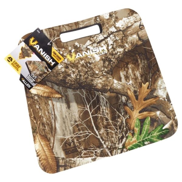 Vanish Foam Cushion, 14"L x 13"W x 1" Thick, Realtree Edge Camo