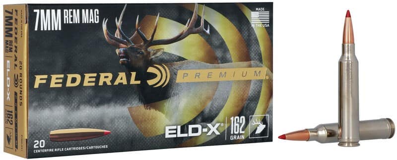 FEDERAL PREMIUM 7MM REM MAG 162GR ELD-X