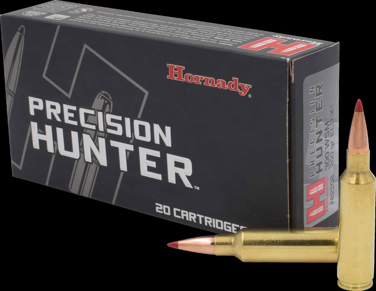 HORNADY PRECISION HUNTER 300 WSM 200GR ELD-X