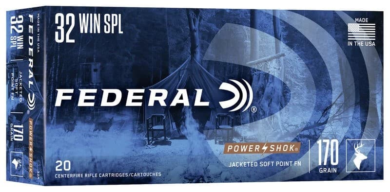 FEDERAL POWER SHOK 32 WIN SPECIAL 170GR JACKETED SOFT POINT