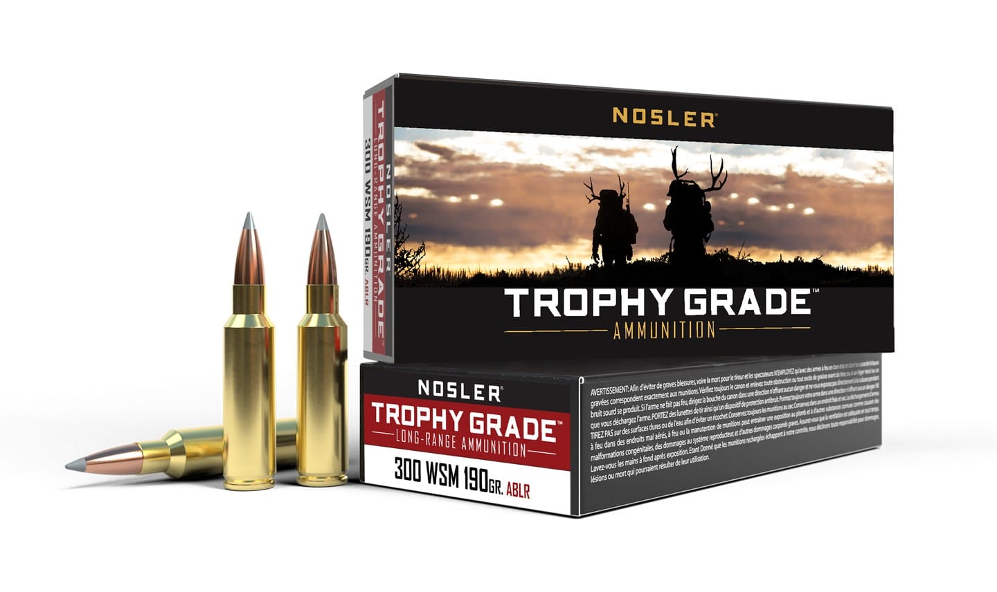 NOSLER TROPHY GRADE 300 WSM 190GR ACCUBOND LONG RANGE