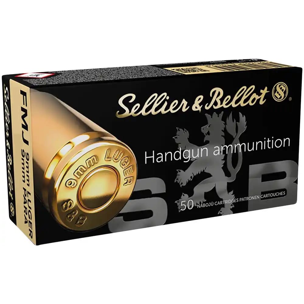 Sellier & Bellot 9mm Luger 124gr FMJ