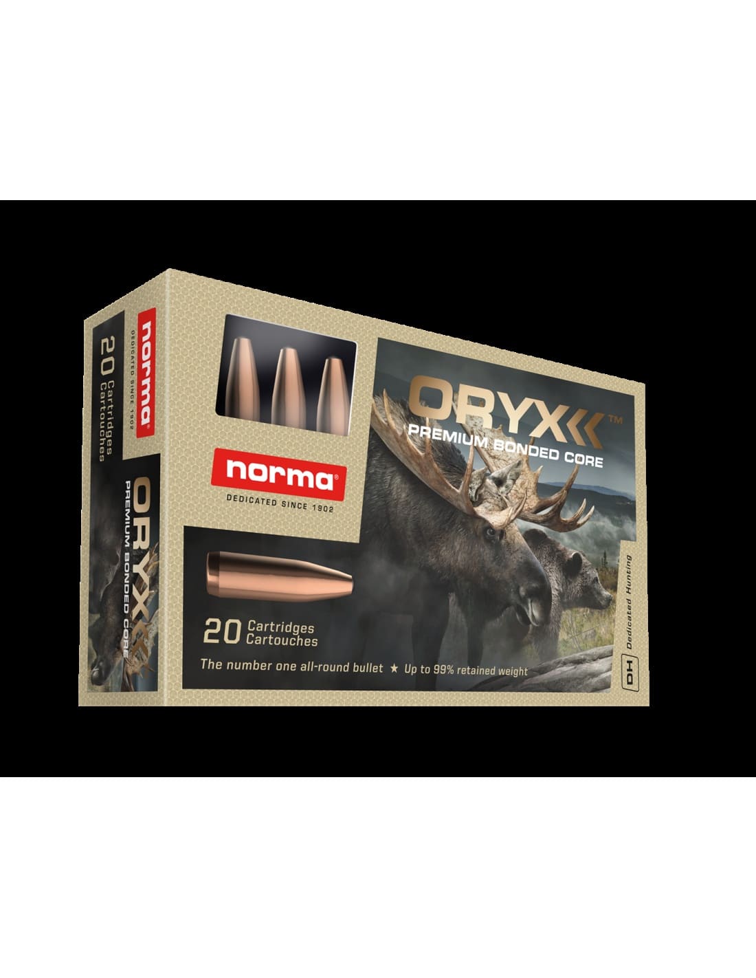 Norma Oryx premium bonded core 30-06 sprg 180gr