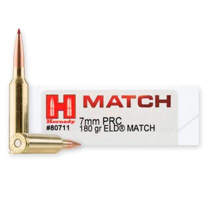 Hornady match 7mm PRC 180gr ELD match