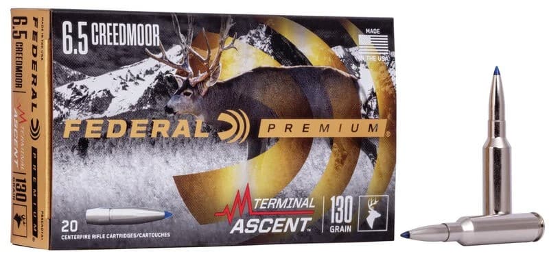 FEDERAL PREMIUM 6.5 CREEDMOOR 130GR TERMINAL ASCENT