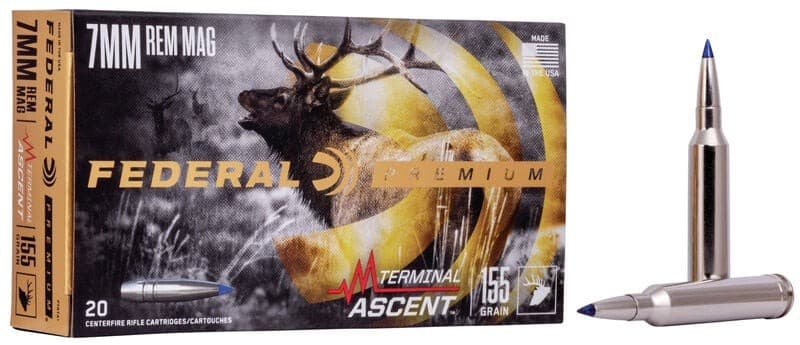 FEDERAL PREMIUM 7MM REM MAG 155GR TERMINAL ASCENT