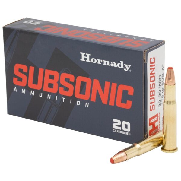 Hornady Subsonic 30-30 win 175gr sub-x