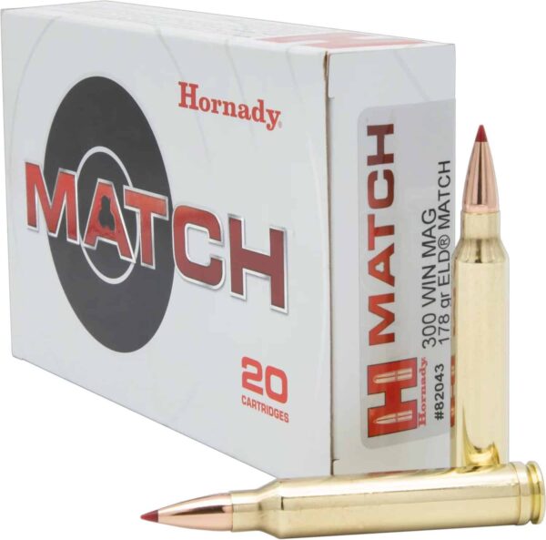 Hornady match 300 win mag 178gr ELD match