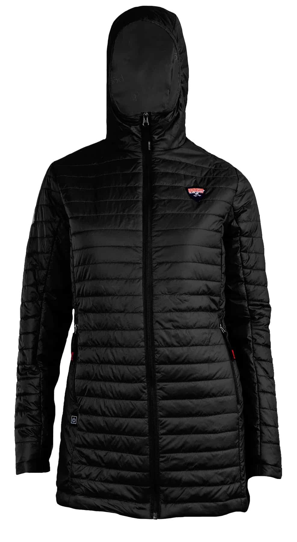Sportchief Long heated coat with hood for woman