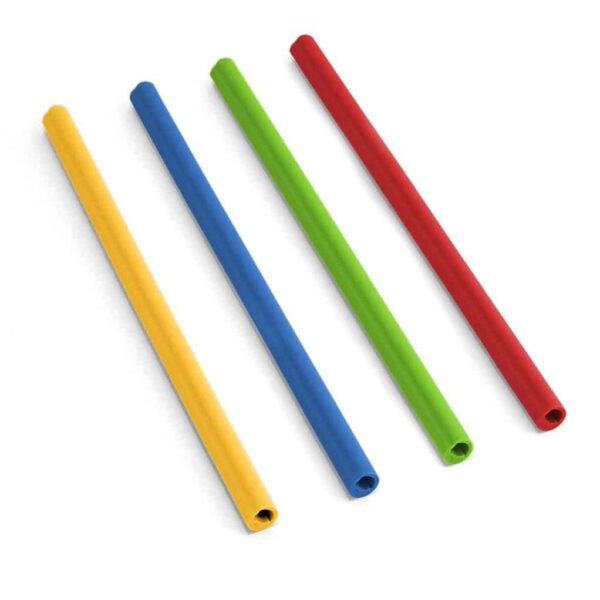 Silicone Straws - 4 Pack