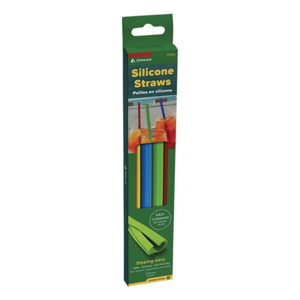 Silicone Straws - 4 Pack